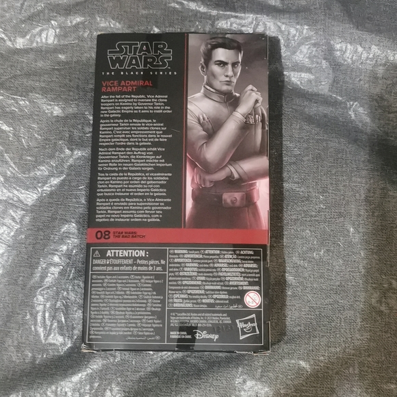 Star Wars The Black Series The Bad Batch Vice Admiral Rampart NEW NWT - Picture 11 of 15
